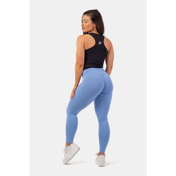 Active High Waist Smart Pocket világoskék leggings – NEBBIA XS