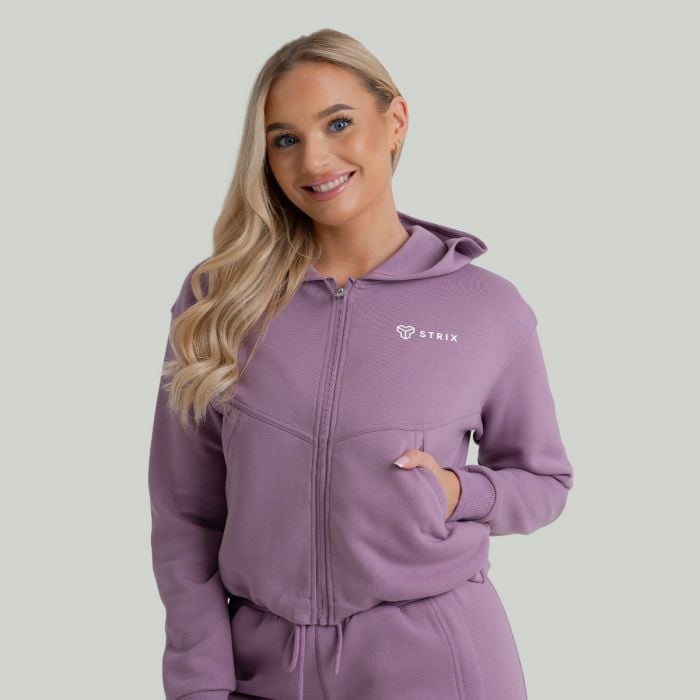 ZOA Zip-Up női kapucnis pulóver Orchid - STRIX L