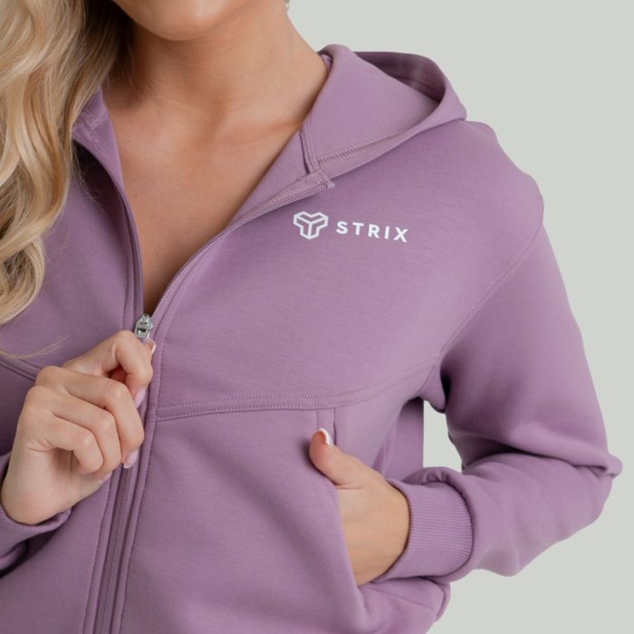 ZOA Zip-Up női kapucnis pulóver Orchid - STRIX L