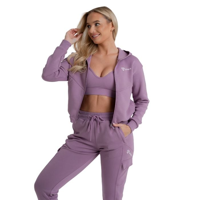 ZOA Zip-Up női kapucnis pulóver Orchid - STRIX L