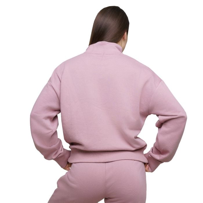 Agile 1/2 Zip női pulóver Woodrose - GymBeam XL