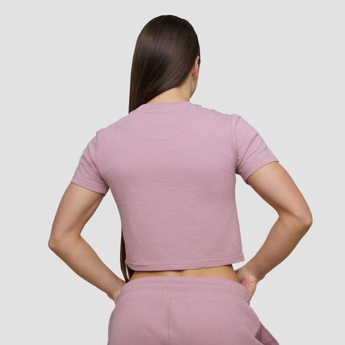 Agile Cropped póló Woodrose - GymBeam S