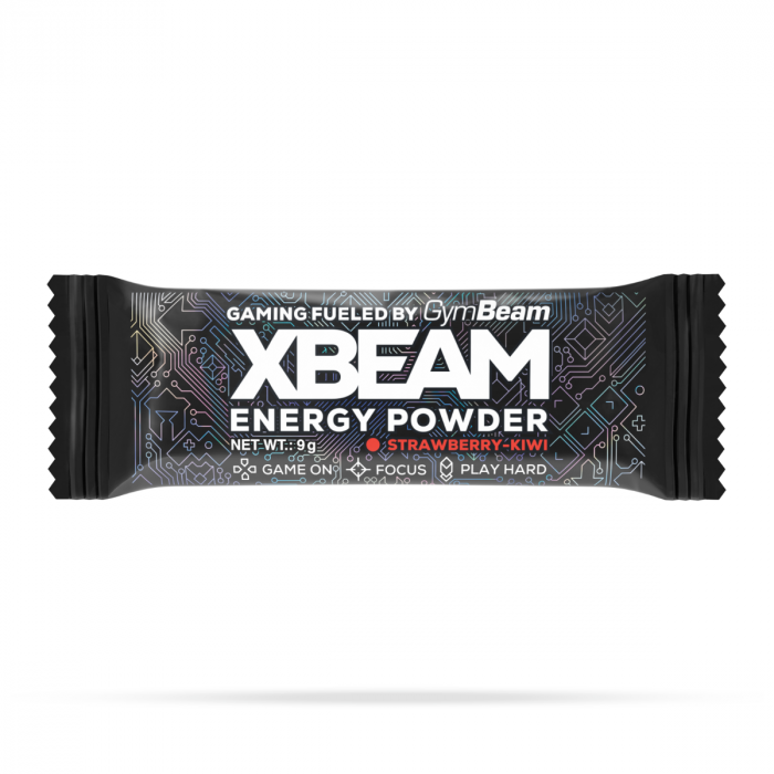 XBEAM Energy Powder minta - GymBeam 9 g - eper-kiwi