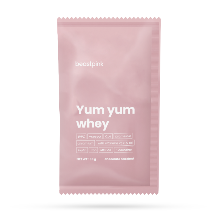 Yum Yum Whey minta - BeastPink 30 g - karamellás keksz