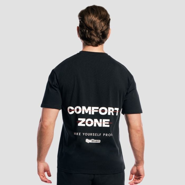 Zone póló Black - GymBeam L