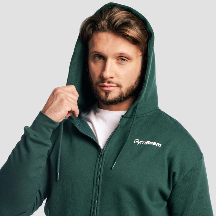 Zone Zip Up pulóver Forest - GymBeam L