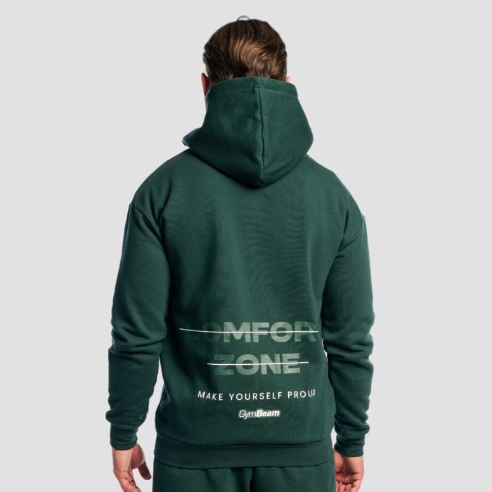 Zone Zip Up pulóver Forest - GymBeam L