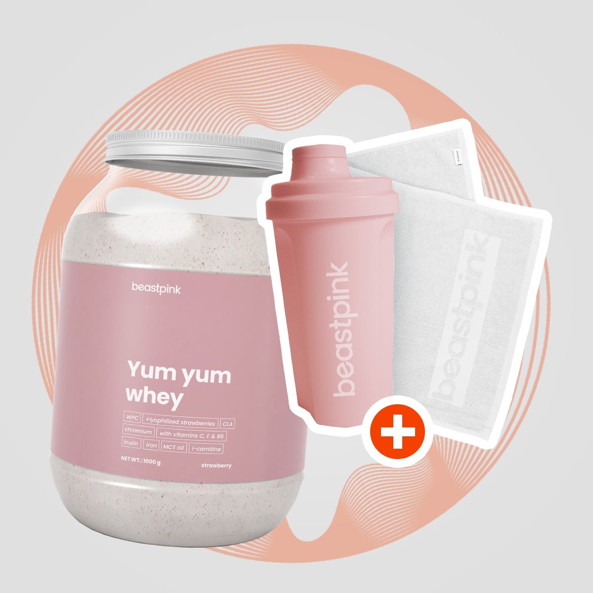 Yum Yum Whey - BeastPink + ajándékok