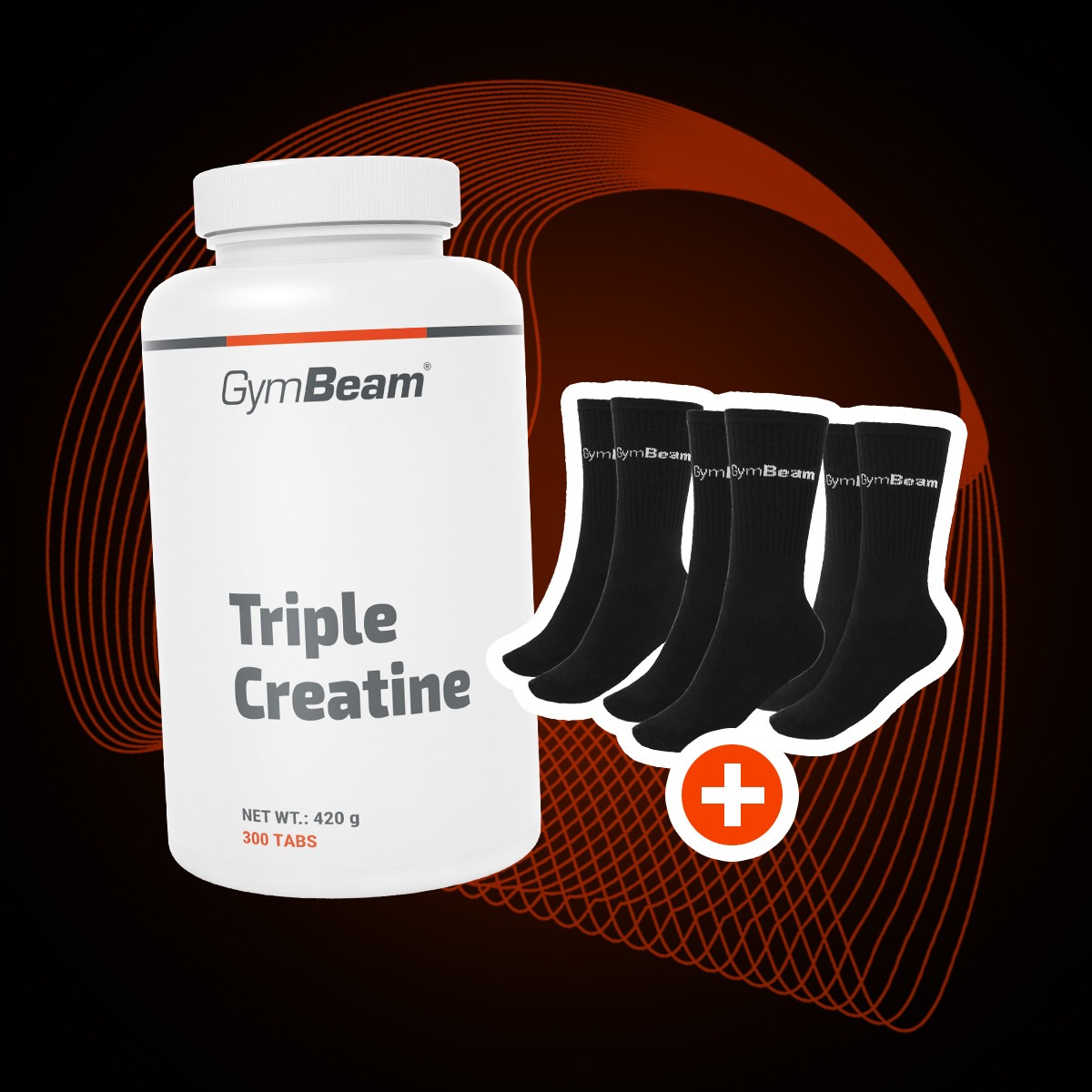Tripla kreatin - GymBeam + ajándék