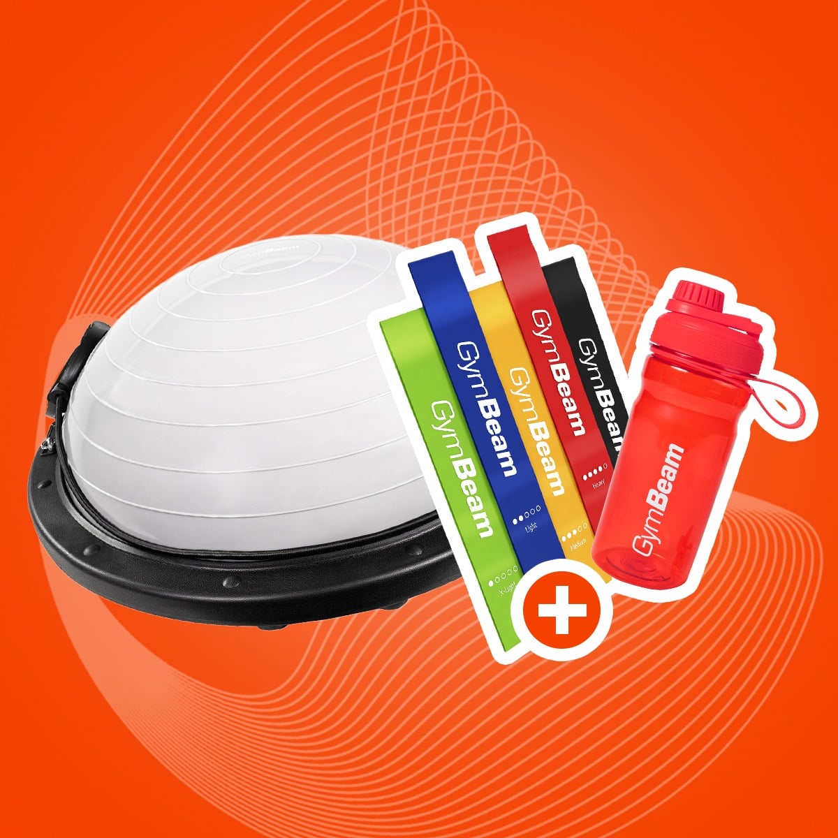 Half Ball egyensúly labda - GymBeam + ajándékok