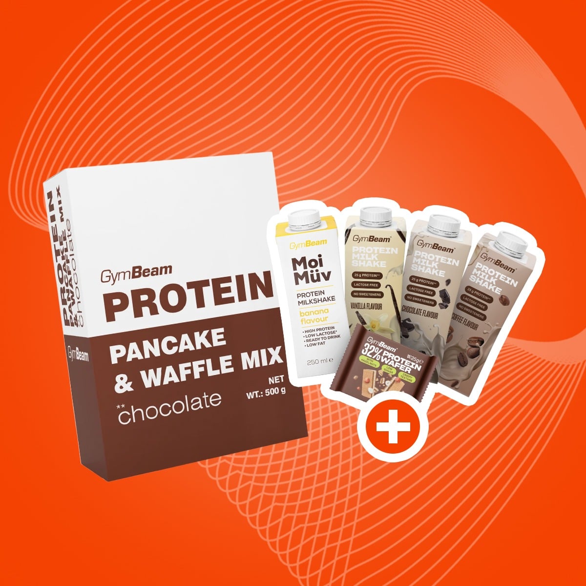 Protein Pancake & Waffle Mix - GymBeam + ajándékok