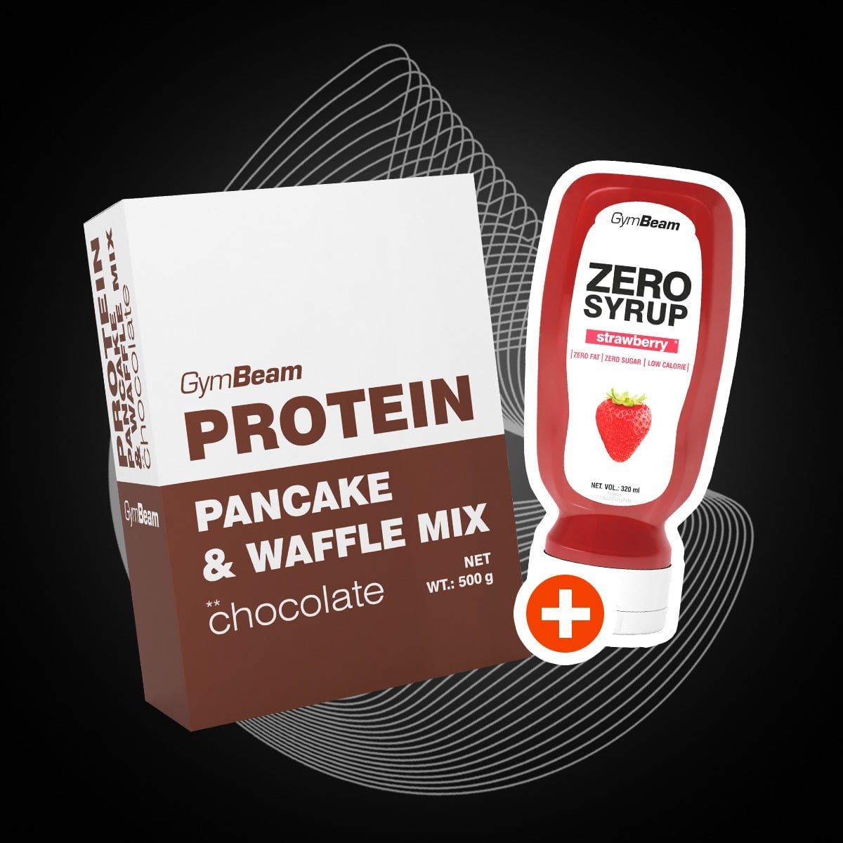 Protein Pancake & Waffle Mix - GymBeam + ajándék