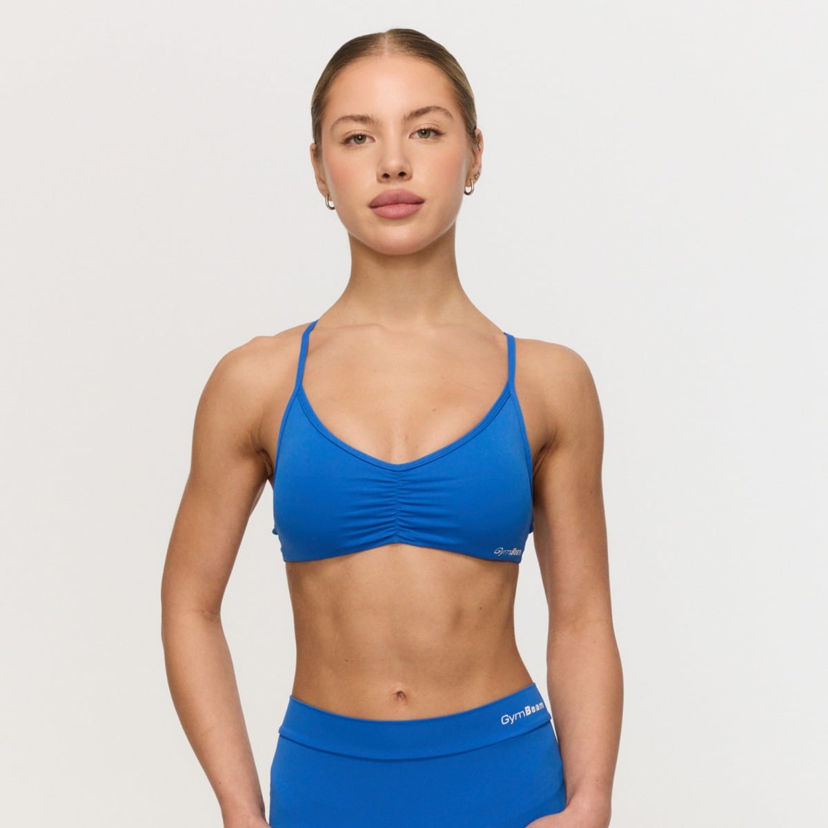 Fierce Sports Bra Blue - GymBeam