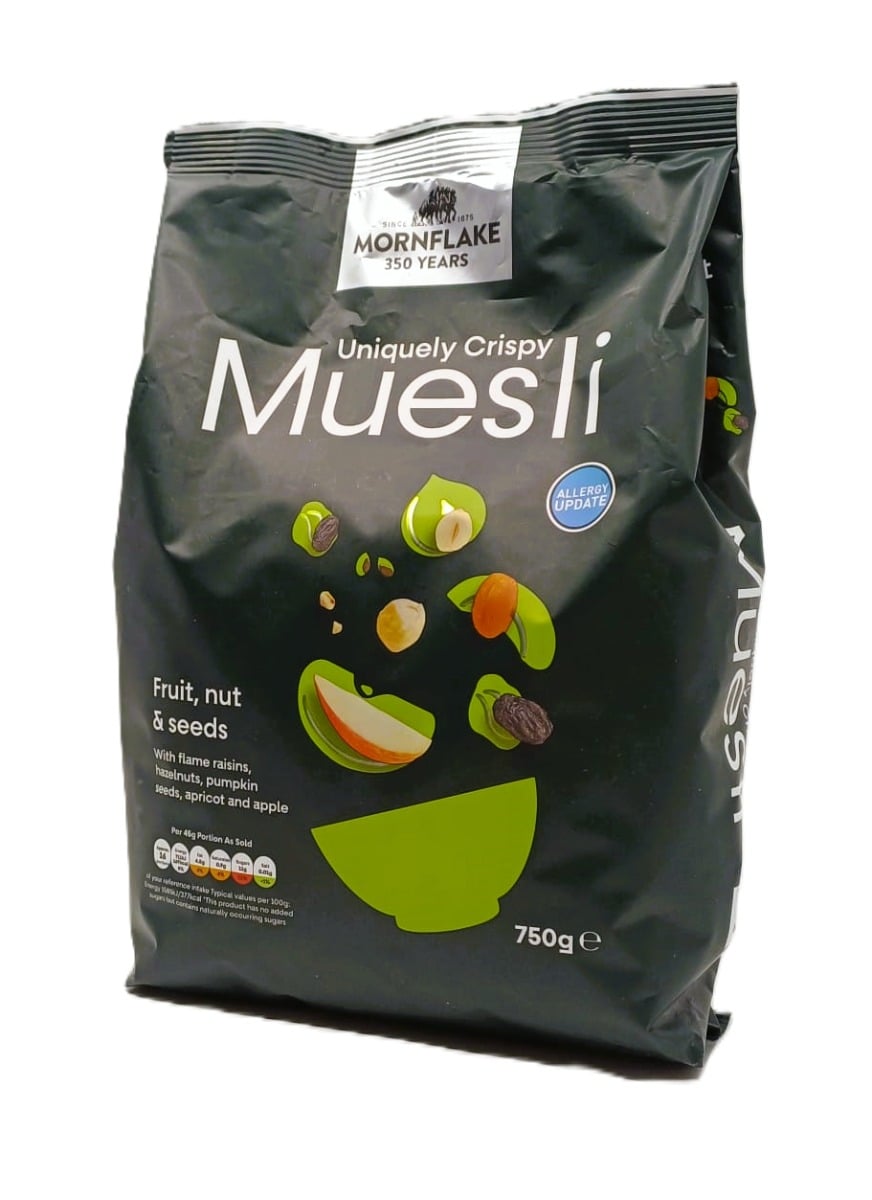 Fruit, Nut & Seed ropogós müzli, 750 g - Mornflake