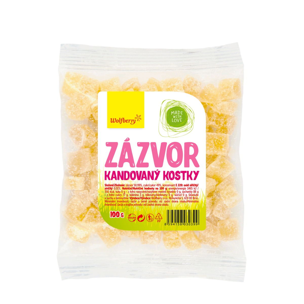 Kandírozott gyömbér - Wolfberry