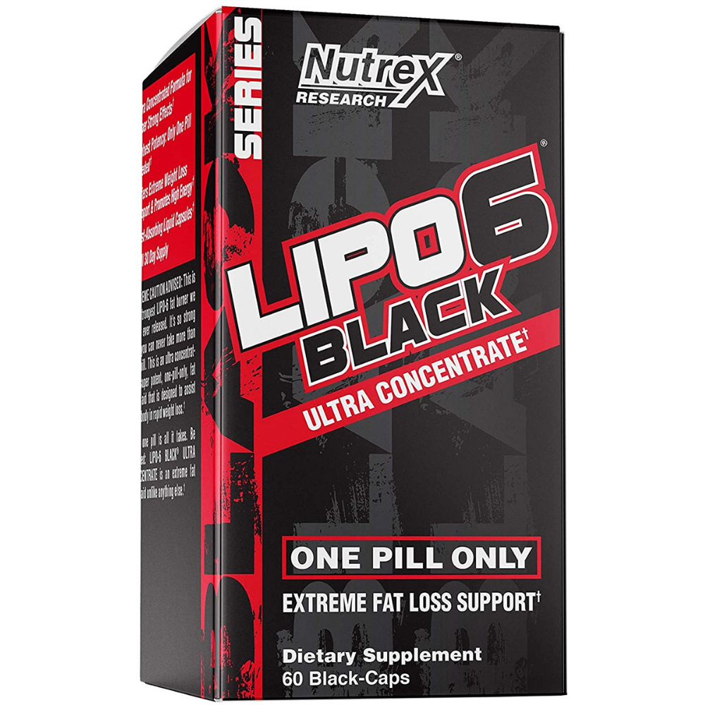 Nutrex Lipo 6 fekete 120 kapszula