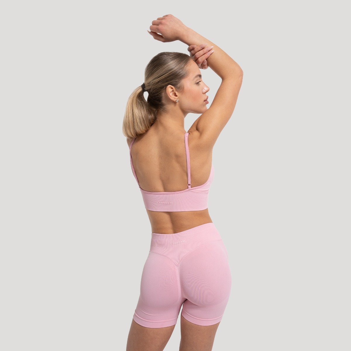 GymBeam Luma Sports Bra Baby Pink - Méret: M | Szín: Rózsaszín | Tömeg: 0,092 g | Csomag: 130 · záber 7