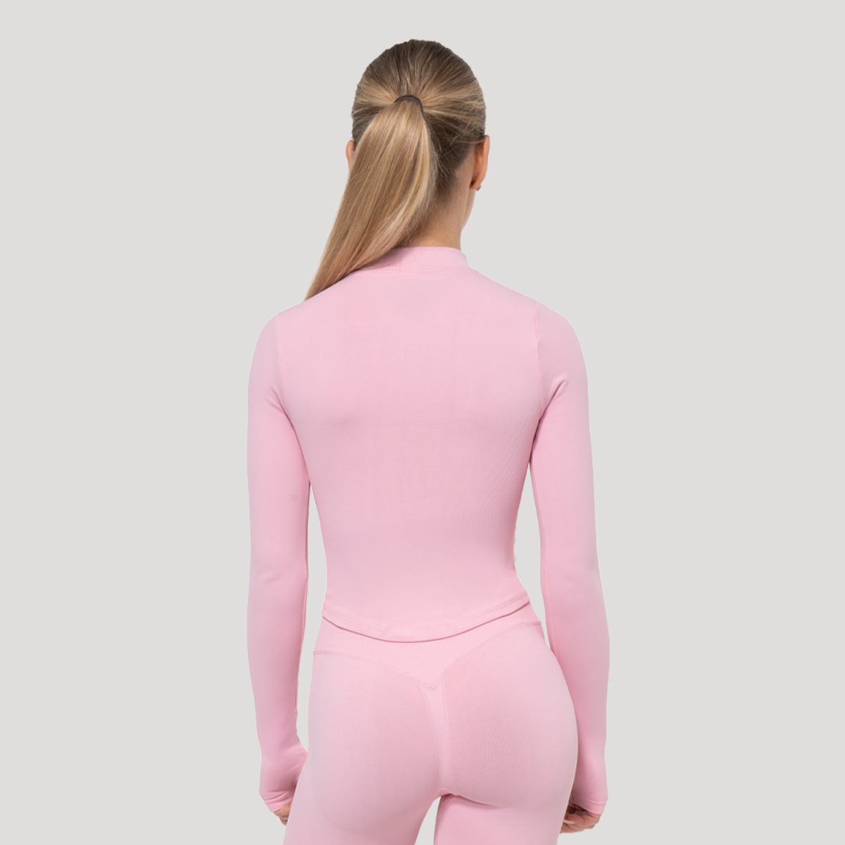 Luma női sportfelső Baby Pink - GymBeam