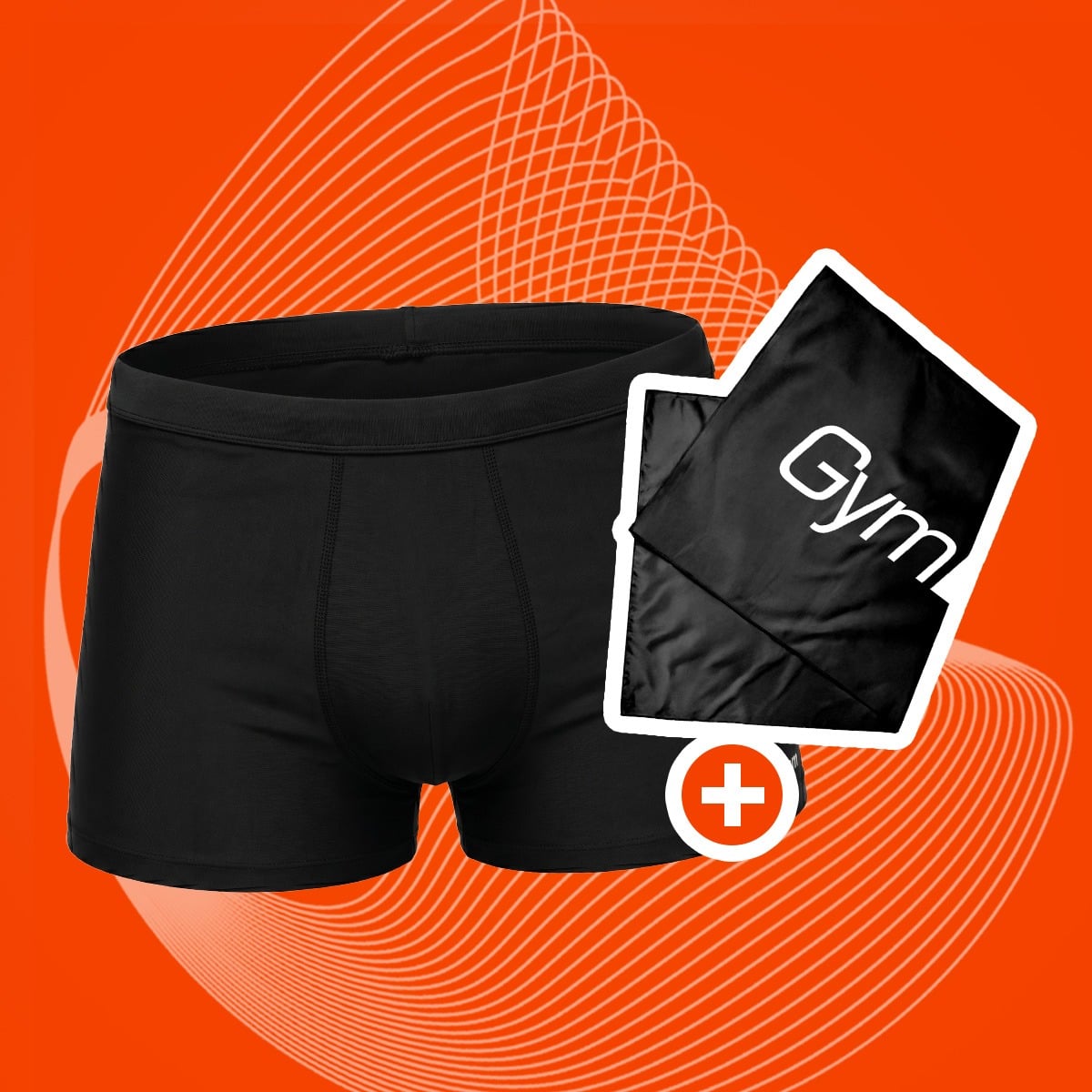 PRO férfi fürdőnadrág Black - GymBeam + ajándék