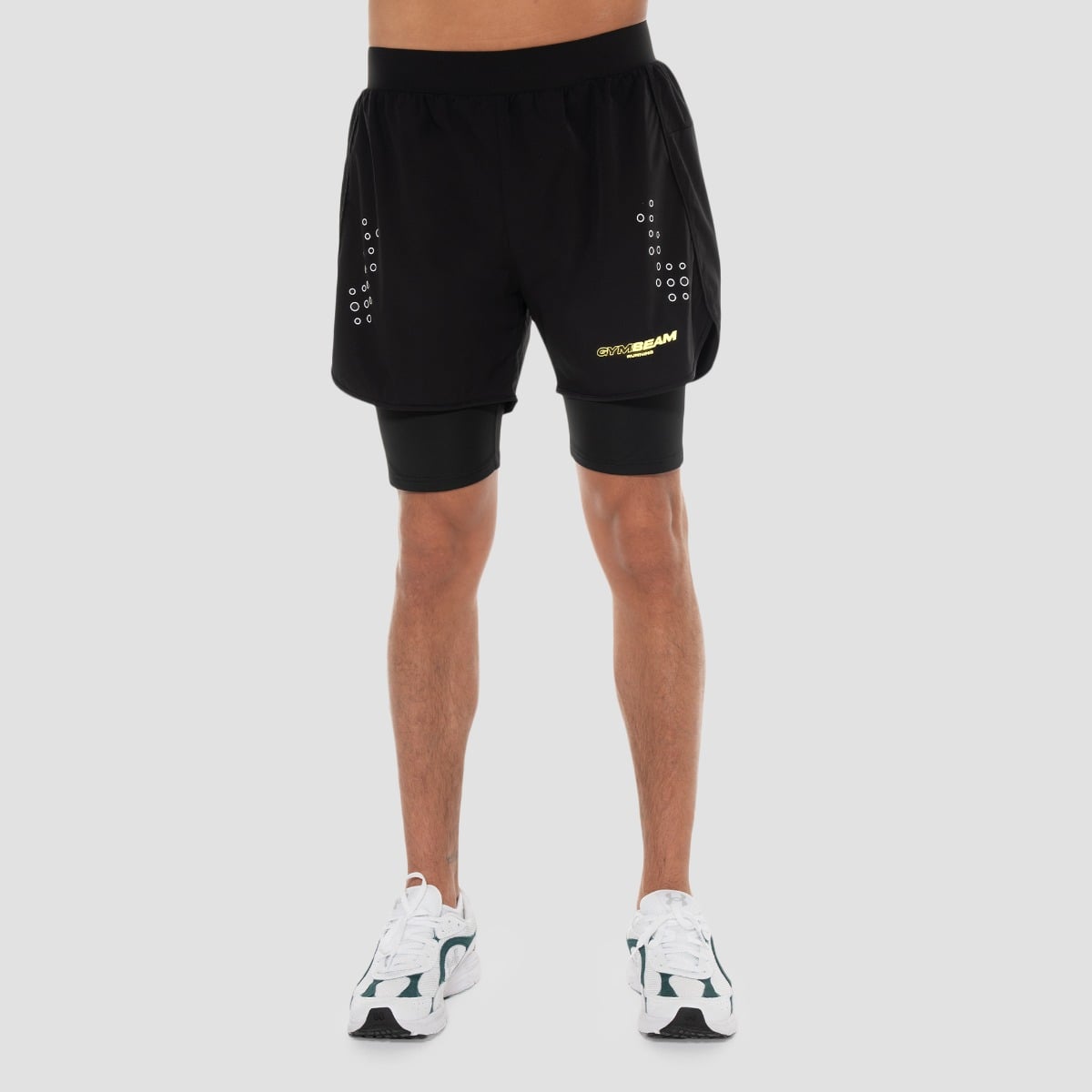 Pace 2in1 Shorts Black - GymBeam