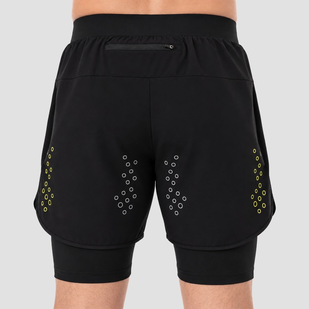 Pace 2in1 Shorts Black - GymBeam