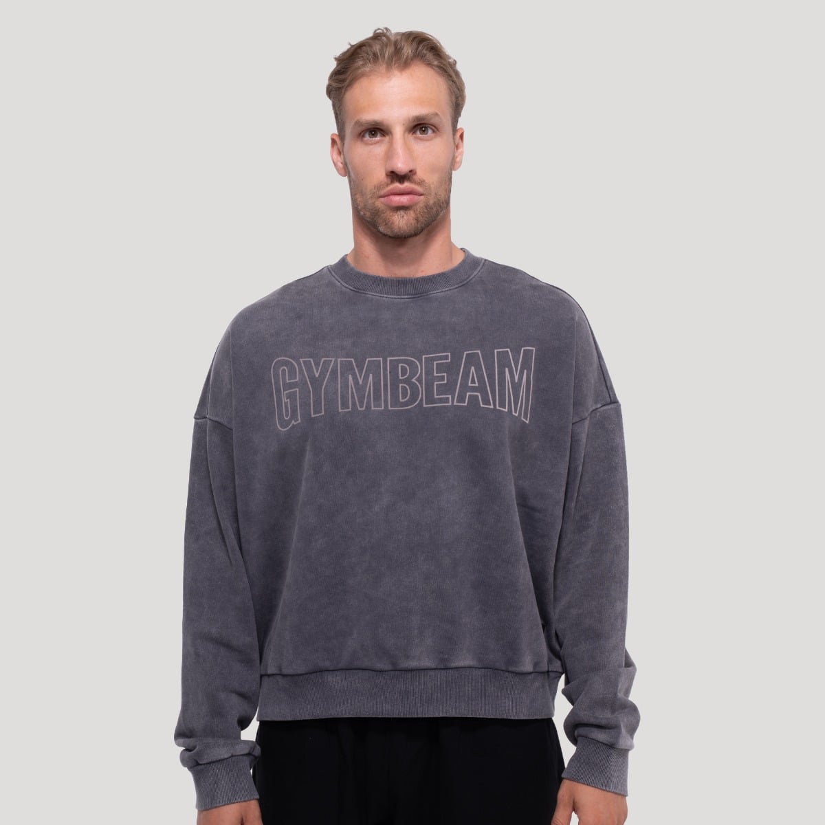 Persistence Washed Gray kapucnis pulóver - GymBeam