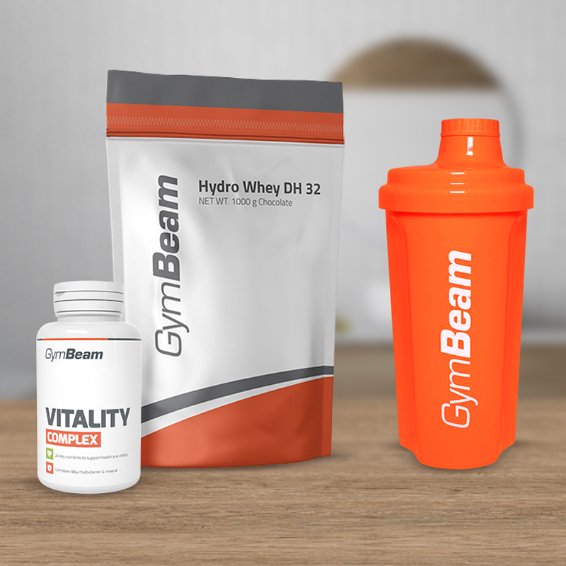 GymBeam Hydro Whey DH 32 - Íz: Csokoládé | Tömeg: 1 g | Csomag: 8 · záber 8
