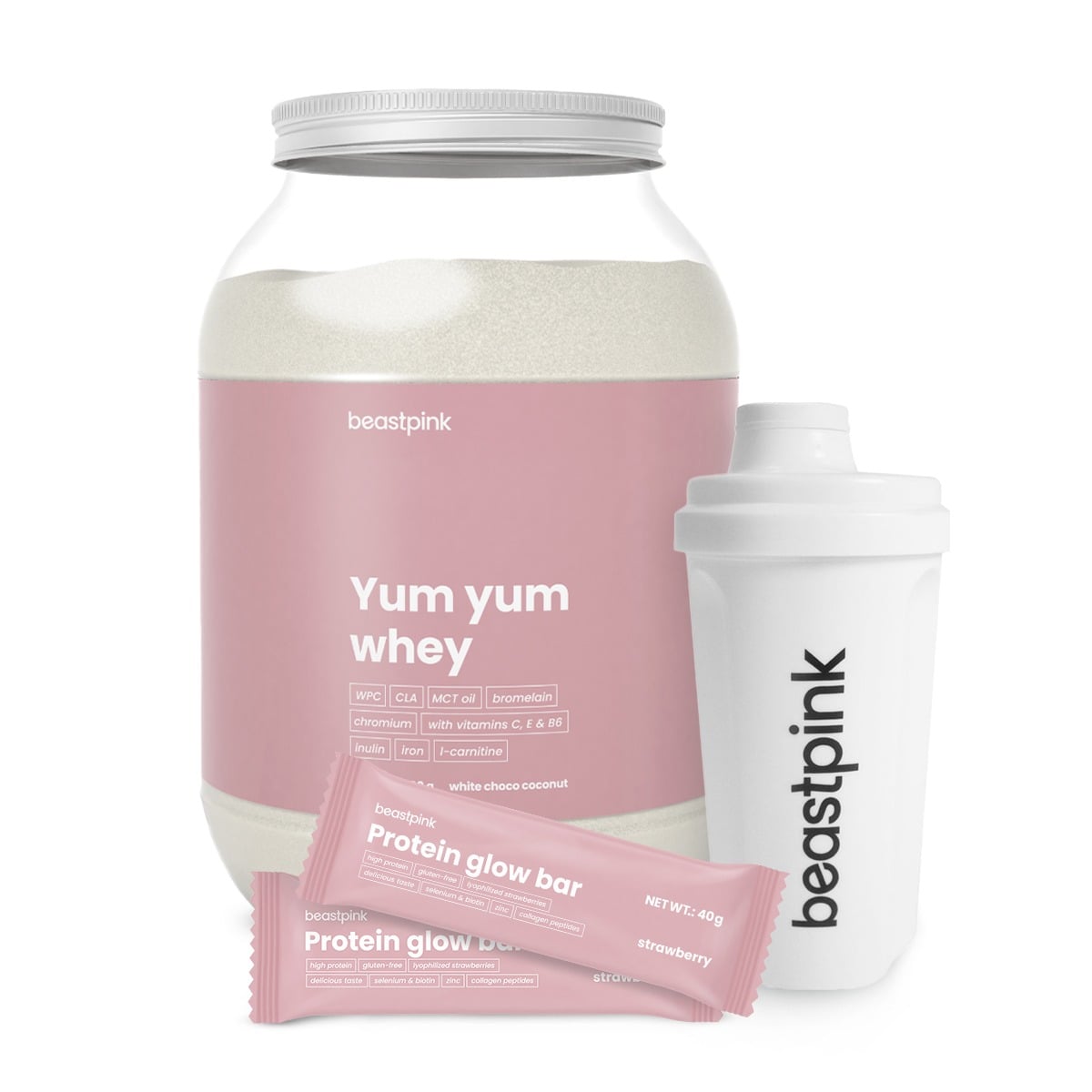 Yum Yum Whey - BeastPink + ajándékok