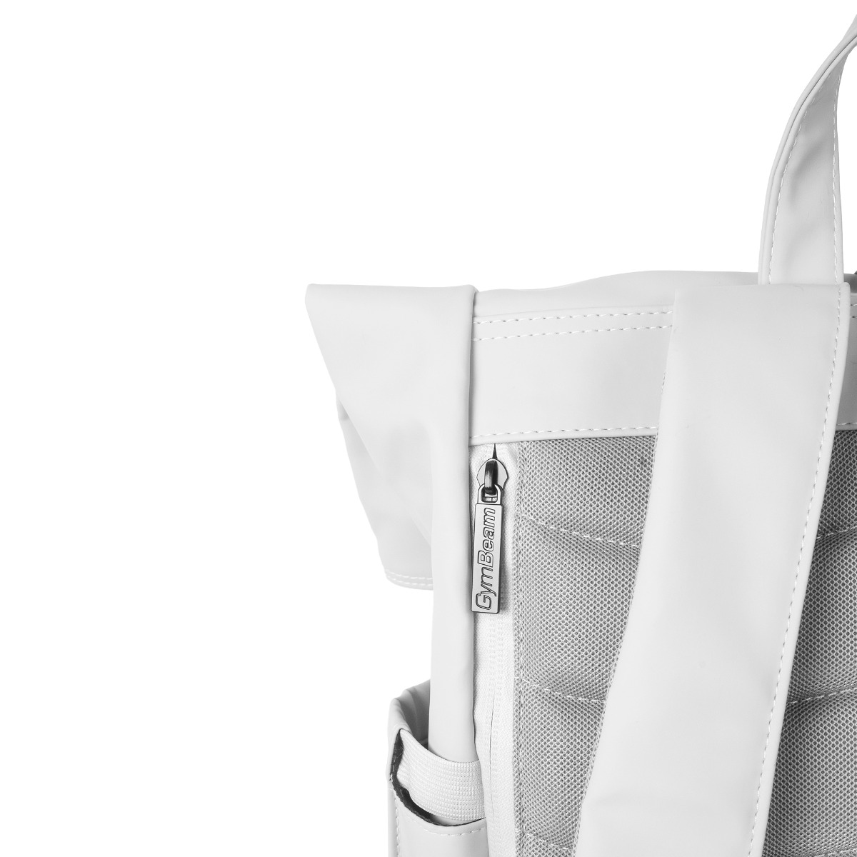 GymBeam Rolltop Backpack White · záber 6