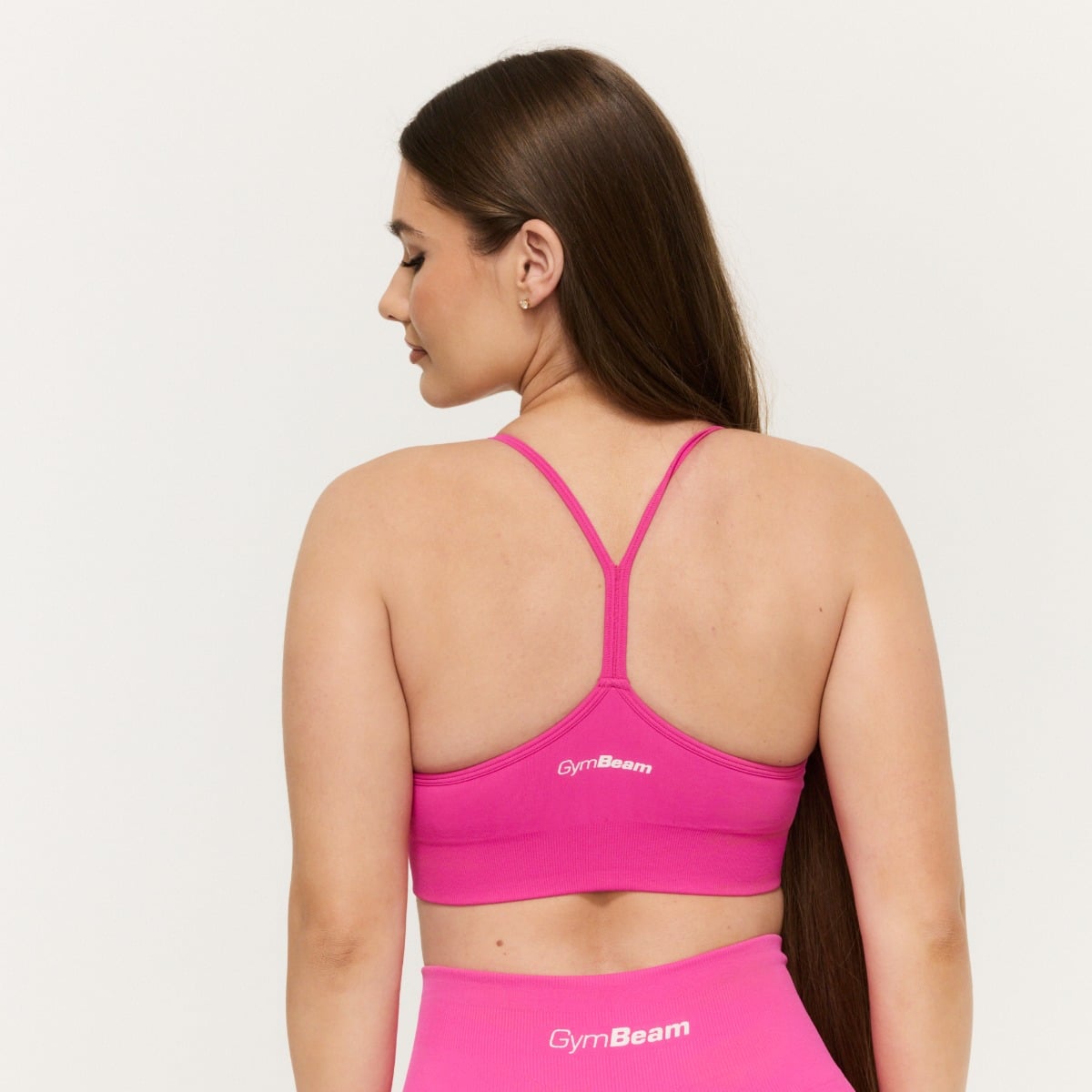 Sculpt varrásmentes sportmelltartó Rose - GymBeam