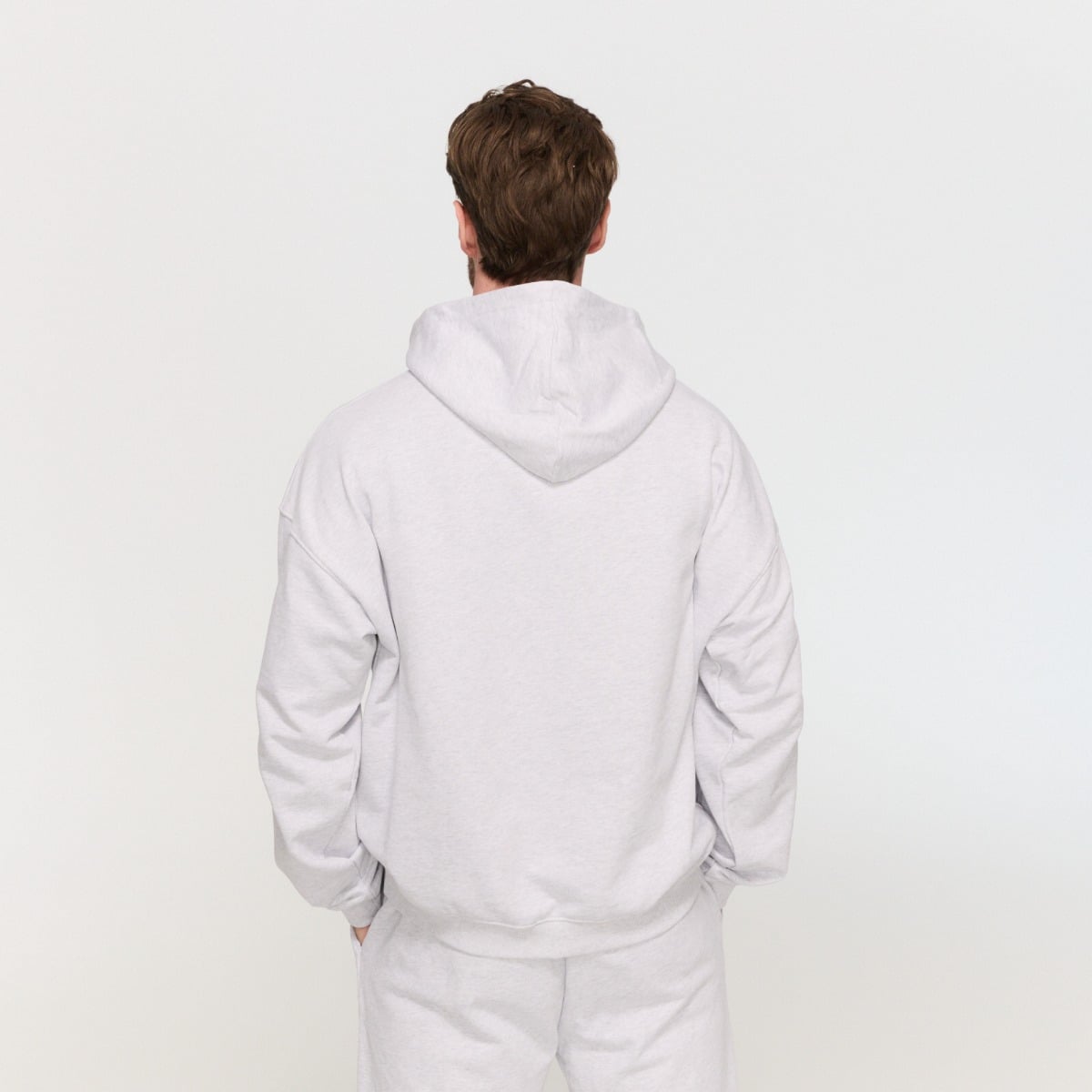 Varsity pulóver Grey - GymBeam