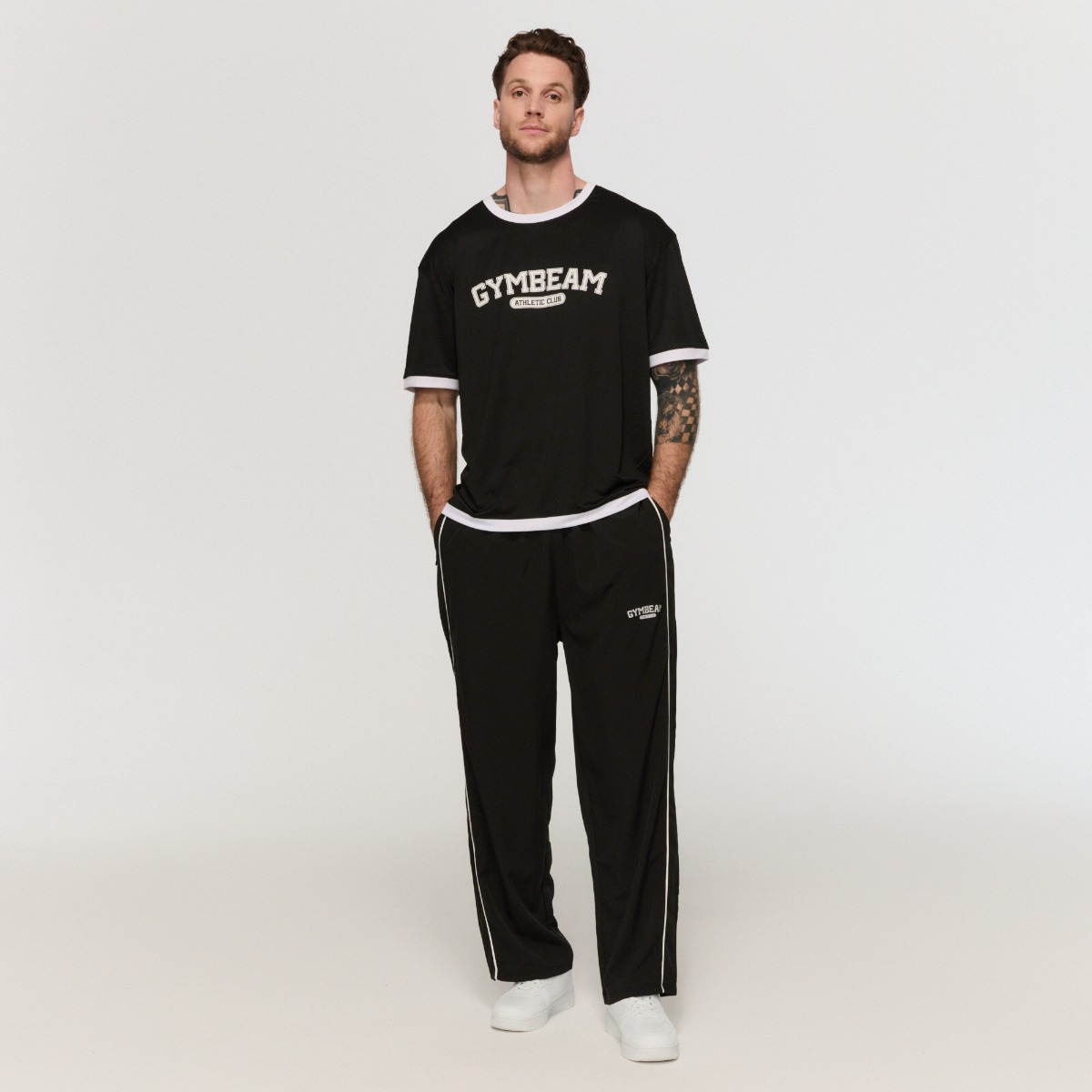 GymBeam Varsity Pants Black - Méret: S | Szín: Fekete | Tömeg: 0,25 g | Csomag: 70 · záber 7