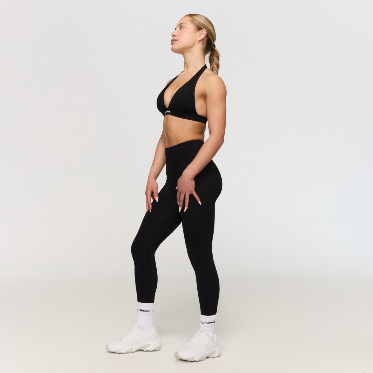 GymBeam Women‘s Fierce Leggings Black - Méret: M | Szín: Fekete | Tömeg: 0,18 g | Csomag: 102 · záber 7