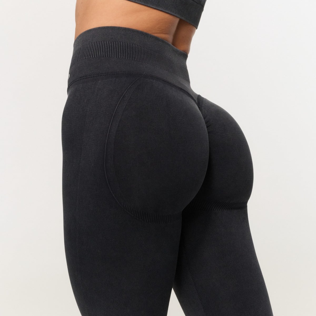 Fierce női varrásmentes nadrág Dark Grey - GymBeam