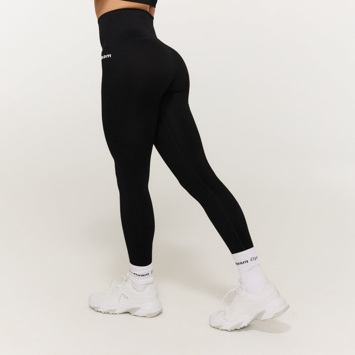 GymBabe női Leggings Black - GymBeam