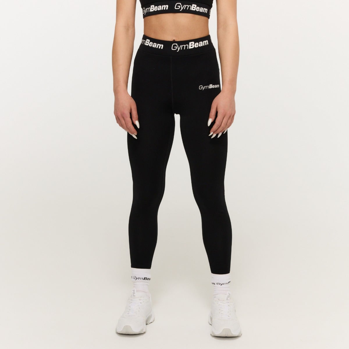Simple női leggings Black - GymBeam