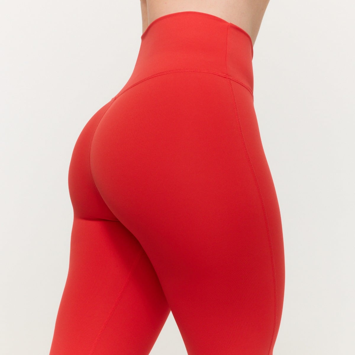 Limitless magas derekú női leggings Hot Red - GymBeam
