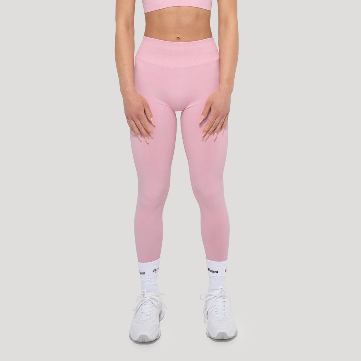 GymBeam Women‘s Luma Leggings Baby Pink - Méret: M | Szín: Rózsaszín | Tömeg: 0,225 g | Csomag: 80 · záber 7