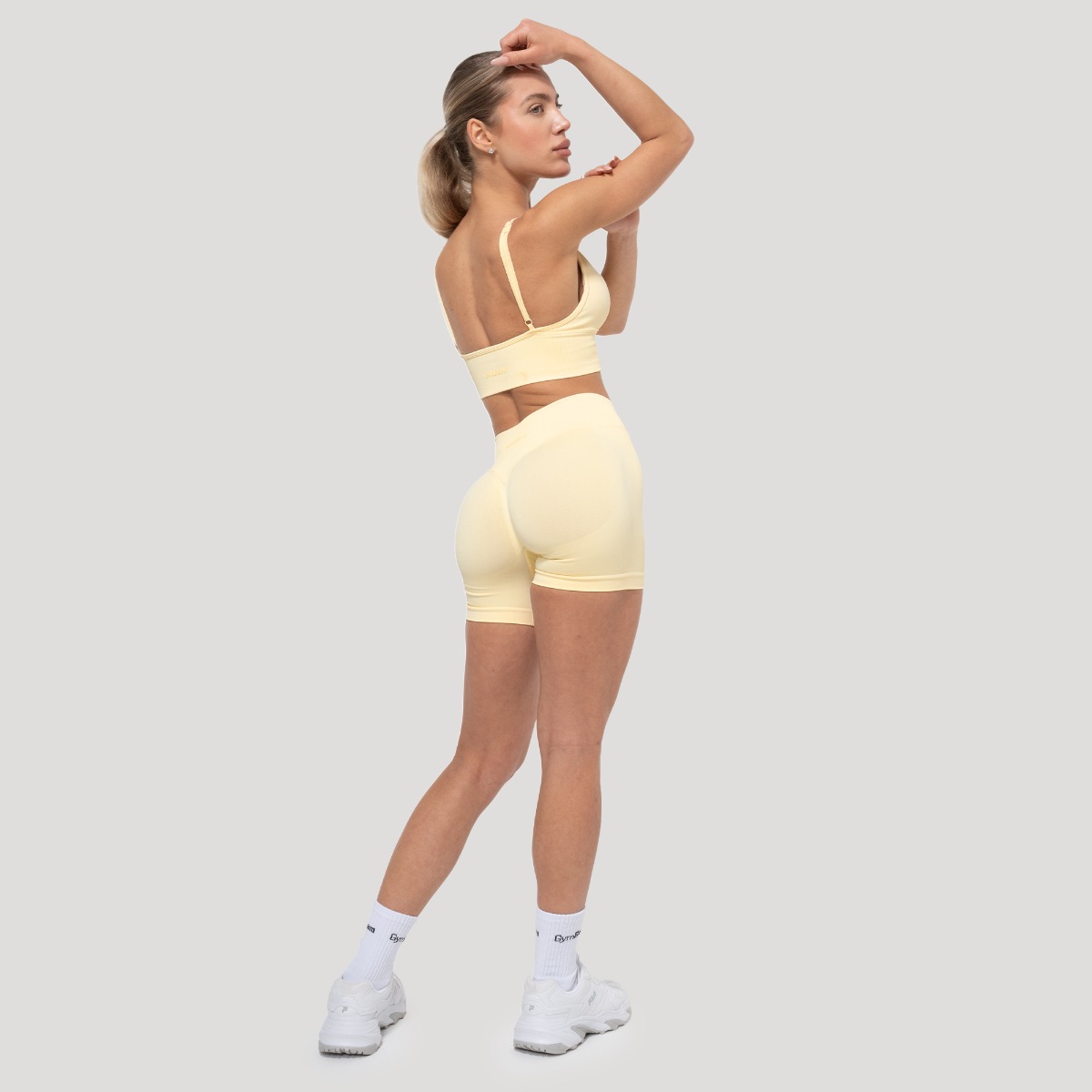 GymBeam Women‘s Luma Shorts Butter Yellow · záber 7