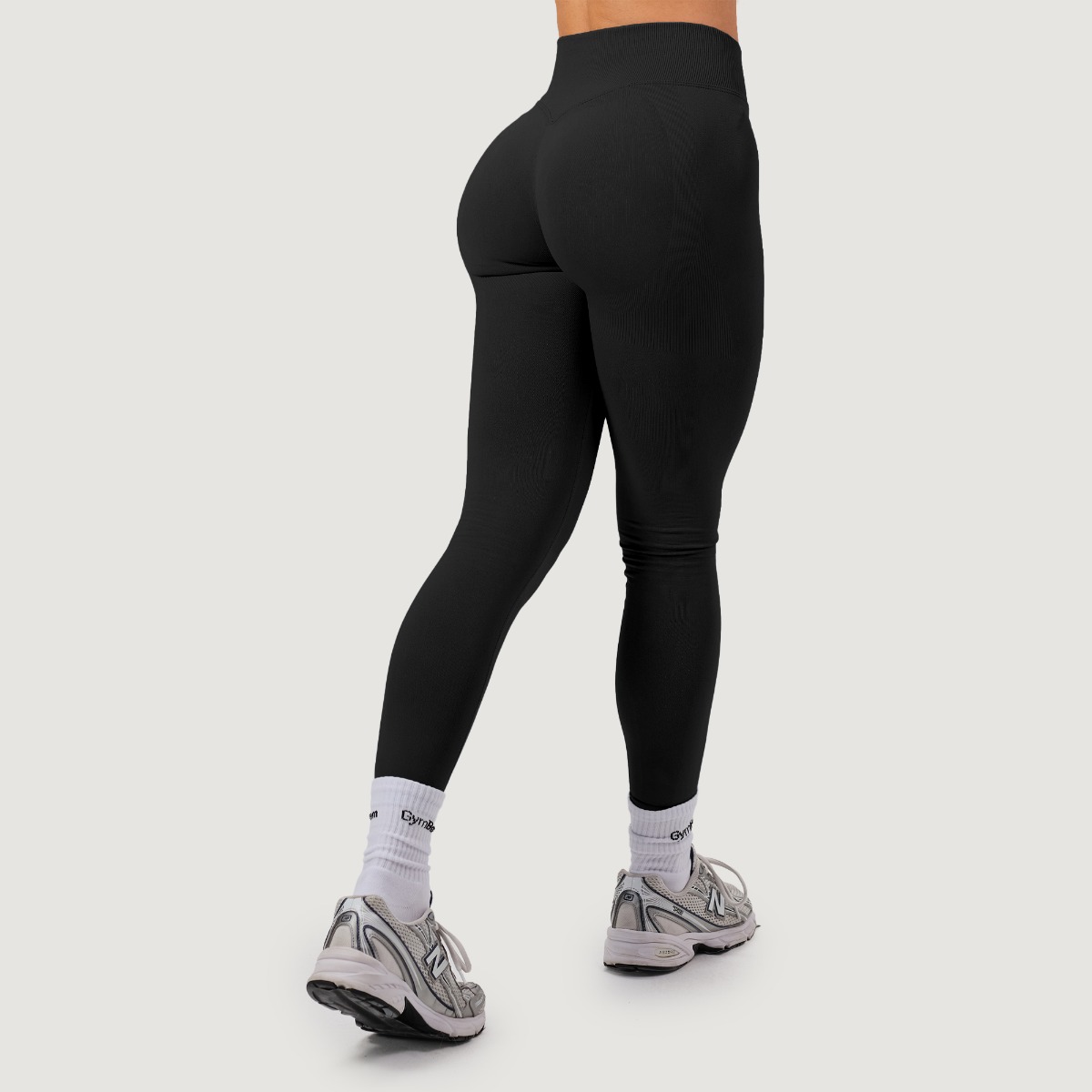 NEO női varrásmentes leggings Black - GymBeam