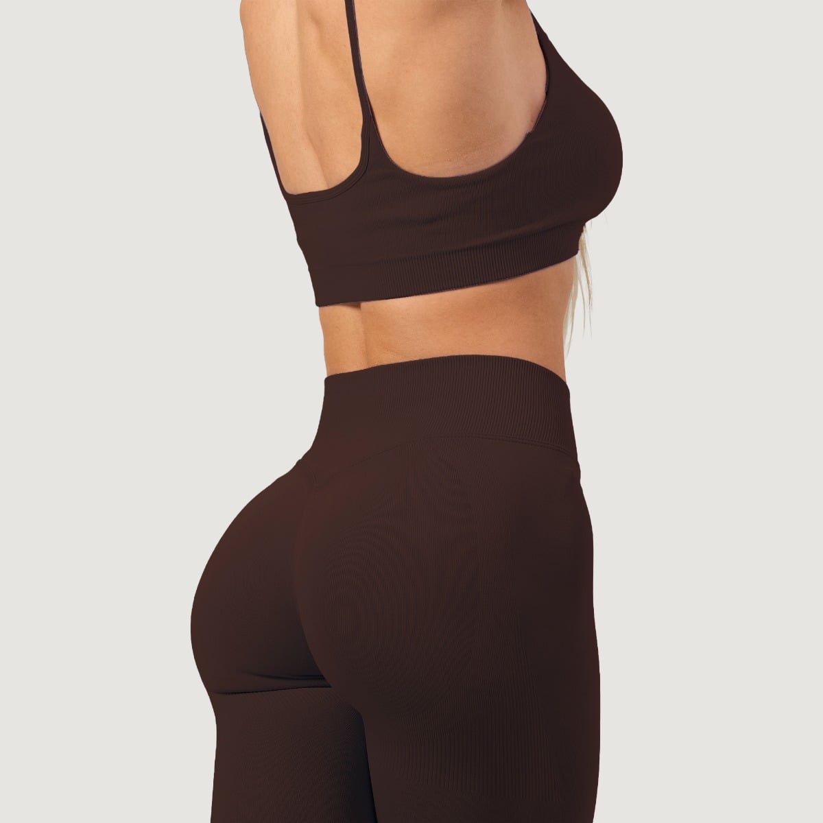 NEO női varrásmentes leggings Mocha - GymBeam