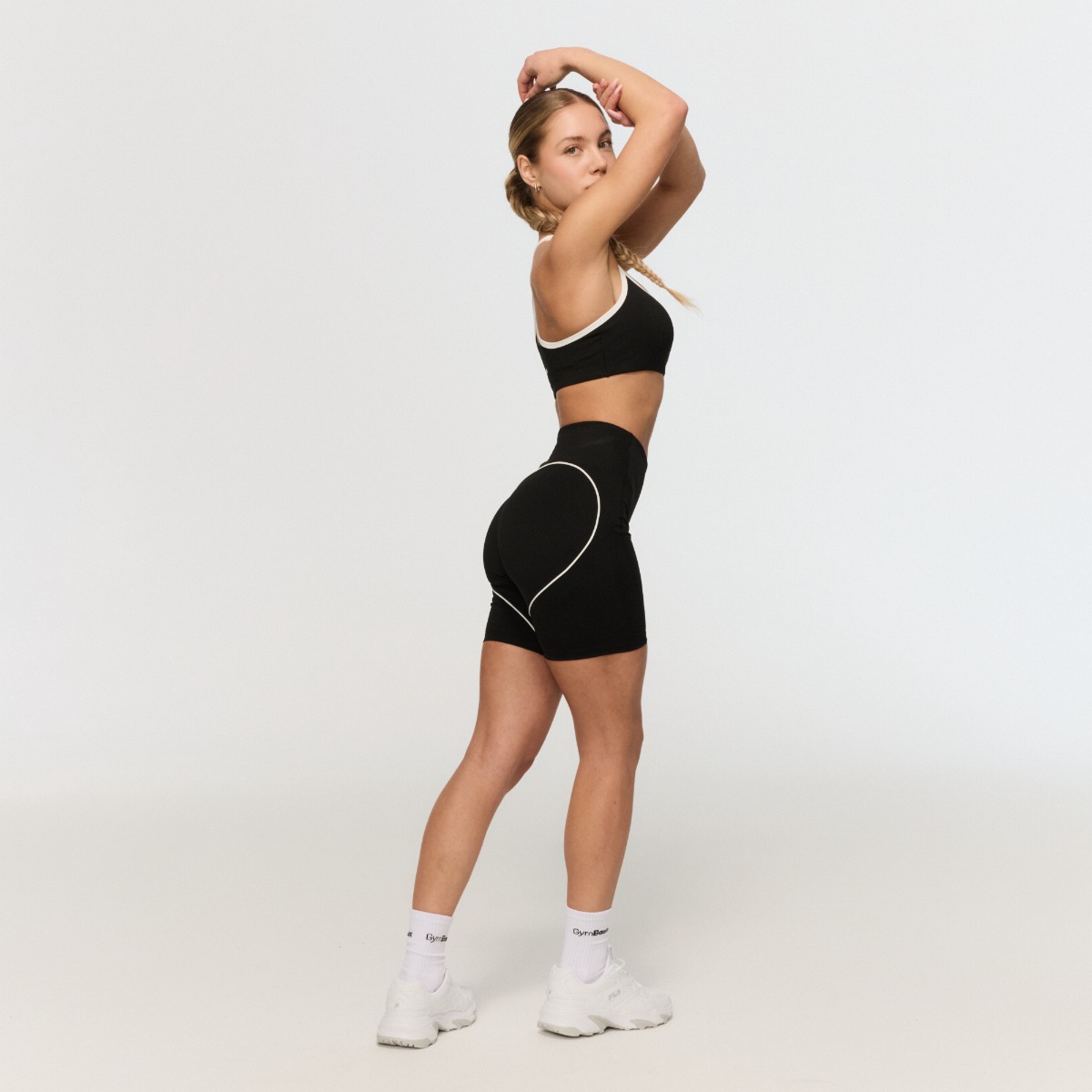 GymBeam Women‘s Varsity Shorts Black - Méret: XS | Szín: Fekete | Tömeg: 0,1 g | Csomag: 150 · záber 7