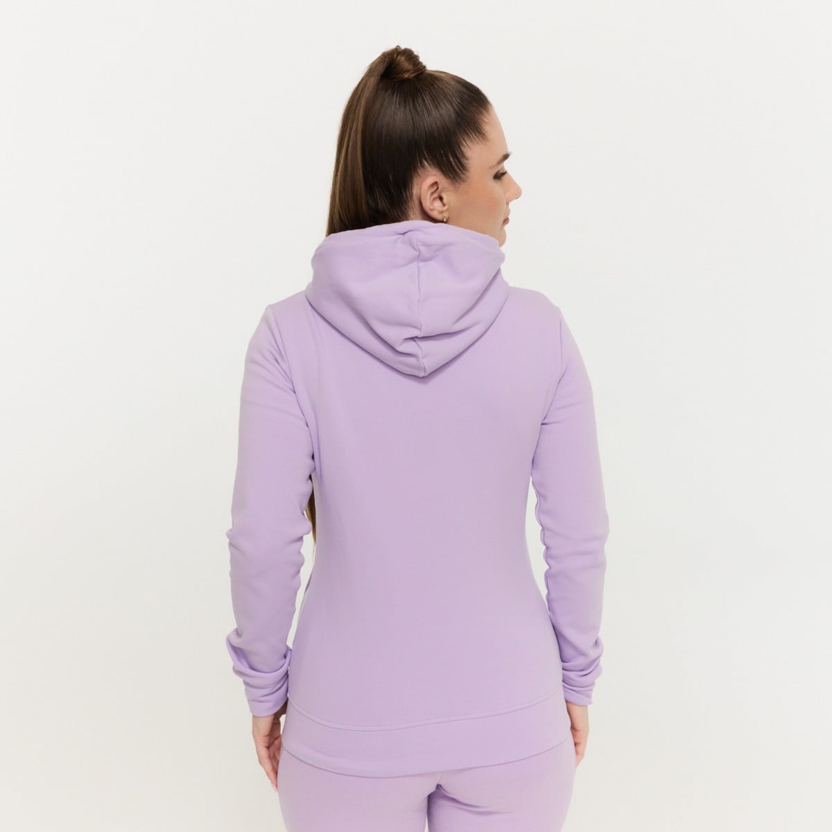 Limitless női cipzáras pulóver Lavender - GymBeam