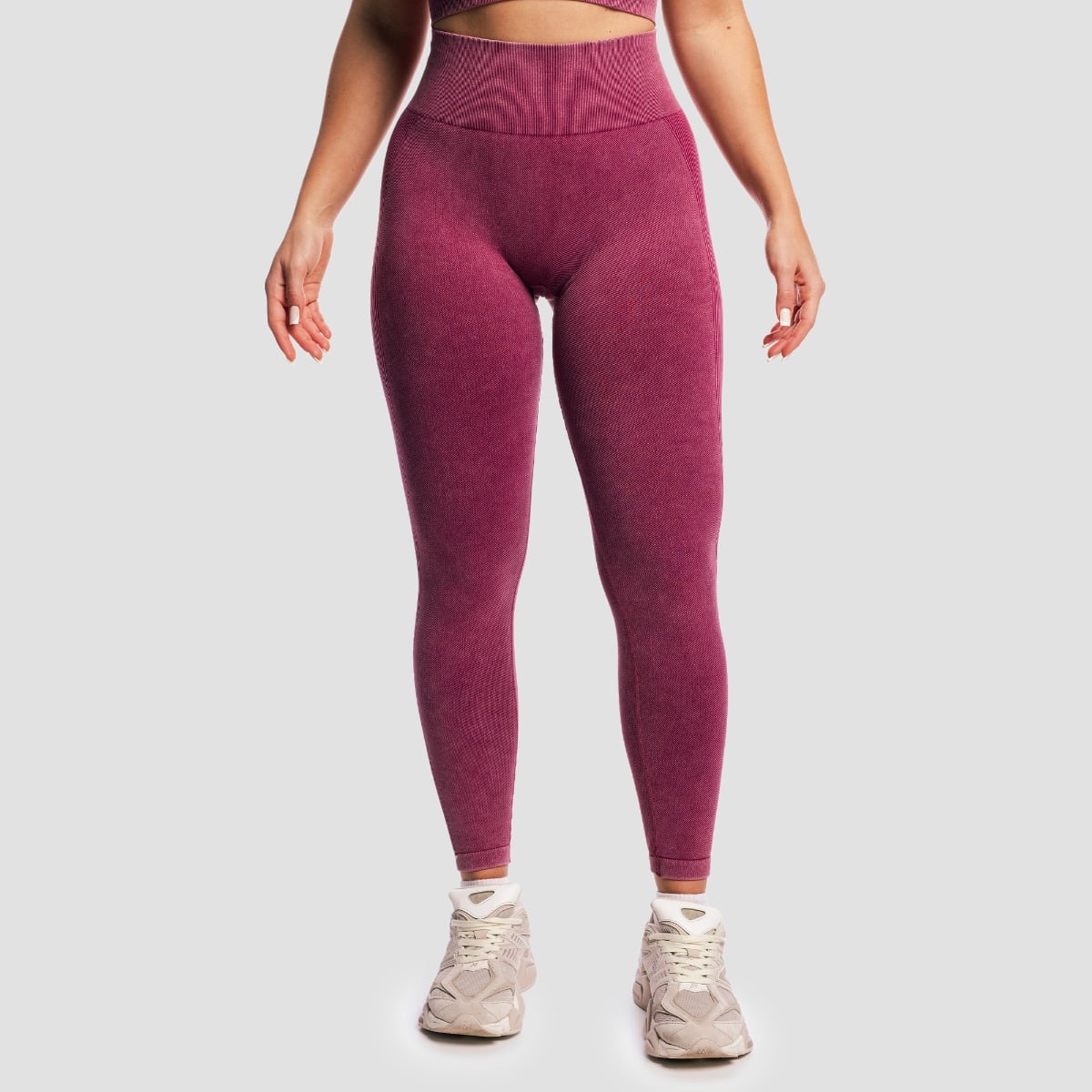 Lift varrásmentes női leggings Plum - GymBeam