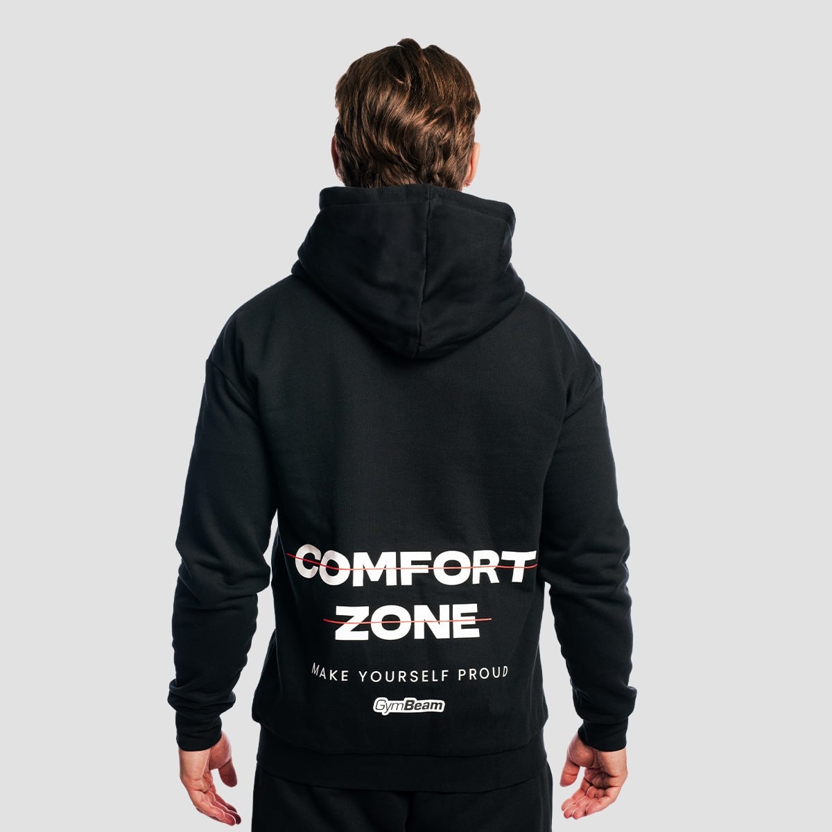 Zone Zip Up pulóver Black - GymBeam