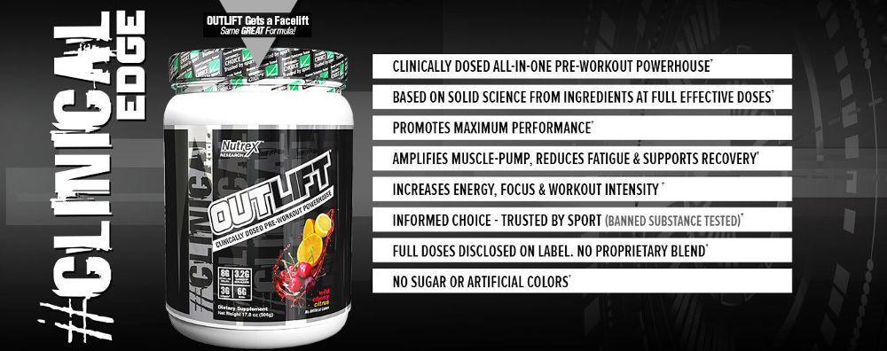 Outlift edzés előtti stimuláló