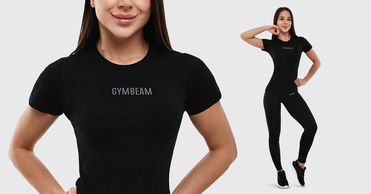 FIT Black női póló – GymBeam