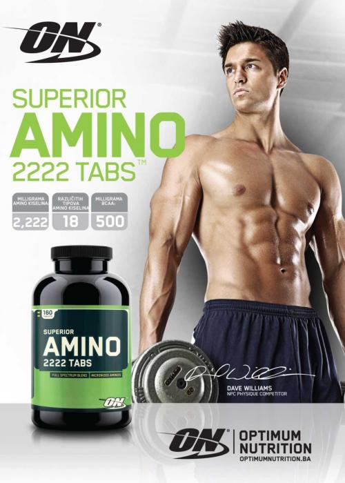 Superior Amino 2222 aminosavak - Optimum Nutrition
