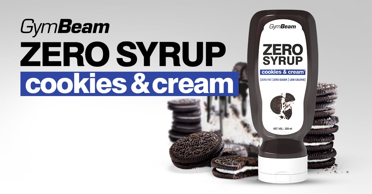 ZERO Cookies & Cream szirup - GymBeam
