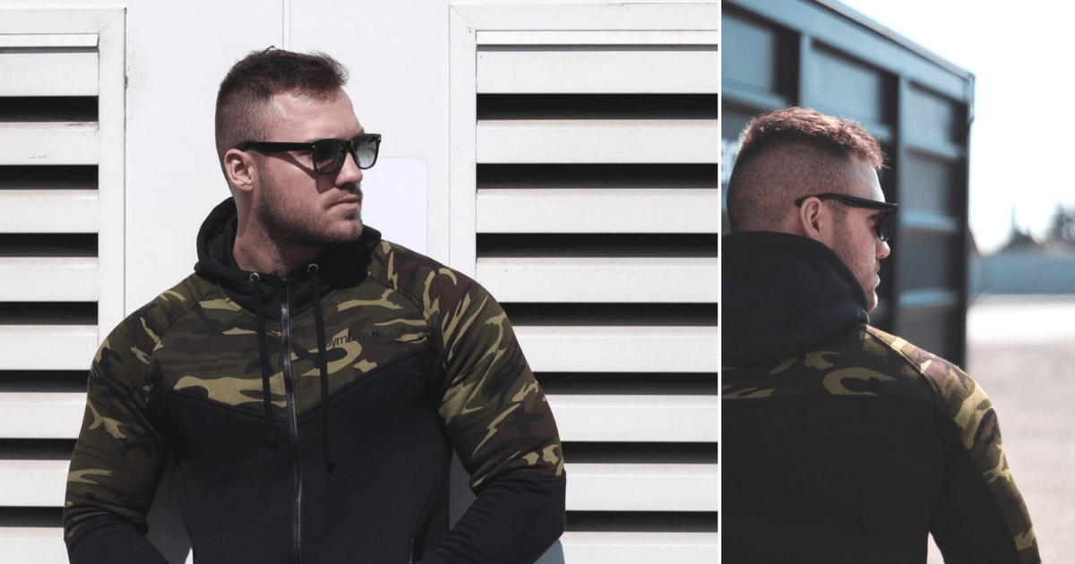 Camo green edzőpulcsi gymbeam